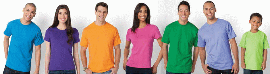 Several T-Shirt Colors